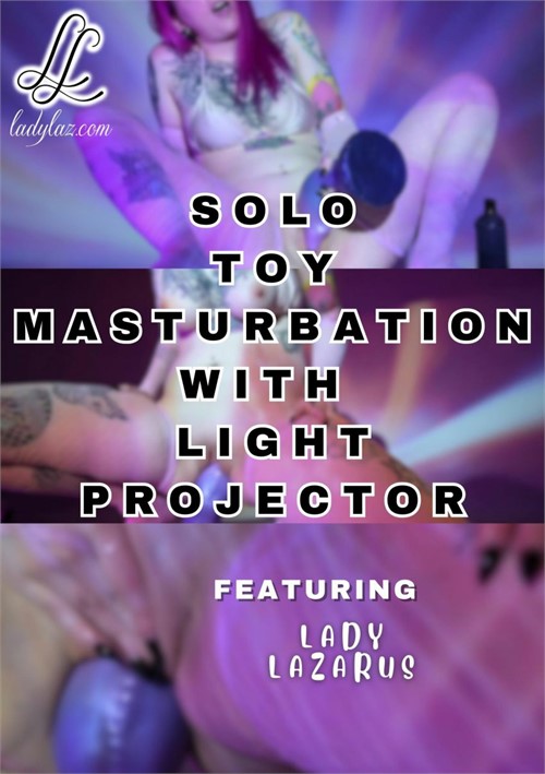 [18+] Solo Toy Masturbation With Light Projector